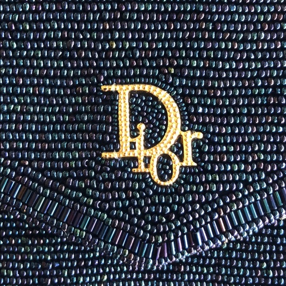 ‼️SOLD‼️Vintage Christian Dior Beaded Shoulder Bag - Picture 3 of 12
